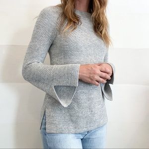 LOFT Split Bell Sleeve Sweater